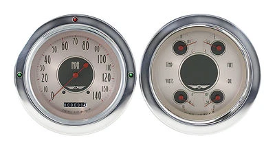 1954 1955 chevy truck classic instruments gauge set ct54an62 american nickel - Image 1 of 3
