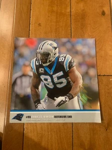CHARLES JOHNSON CAROLINA PANTHERS AUTO Calendar photo signed 12 X 12" - Picture 1 of 3