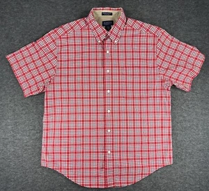 Austin Clothing Co. Men's Medium Button Down Shirt Cotton  Striped Short Sleeve - Picture 1 of 18