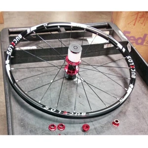 27.5 inch MTB Bike Rear Wheel Carbon Hub Disc Brake Clincher Rim Wheel Thru Axle - Picture 1 of 9