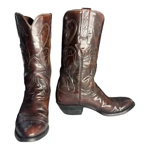 Lucchese Western Women’s Baker Expresso Brown Boots 6 1/2 D Retail $595 - Picture 1 of 7