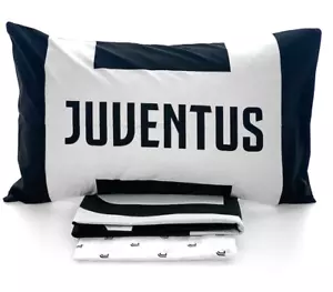 Completo Lenzuola Juventus F.C. Letto Singolo ufficiale Juve 100% puro cotone - Foto 1 di 7