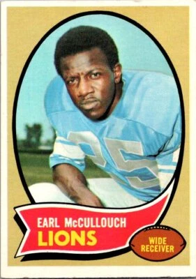 1970 Topps #195 Earl McCullouch - Image 1 of 2