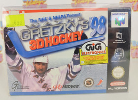 Wayne Gretzky's 3D Hockey 98 Gig Nintendo 64 N64 Nes Pal Mib 1997 Deadstock