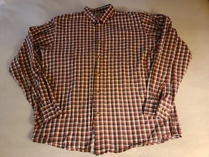 Wrangler Hemd Herren Large Western Cowboy Knopfleiste kariert langarm rot L  - Bild 1 von 3