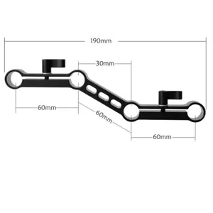 Niceyrig New Offset Raiser adapter for 15mm Rod Clamp DSLR Rig - Picture 1 of 11