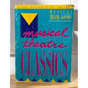 Musical Theatre Classics Vol 1 Songbook Piano Sheet Music Mezzo Soprano Alto - Picture 1 of 7