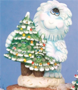 Abrazador de árboles abominable con kit de luz listo para pintar bisque de cerámica sin pintar  - Imagen 1 de 1