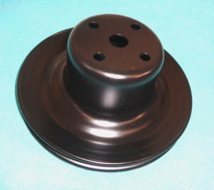 MOPAR LATER 1960s-MID 70s BIG BLOCK NON-AC SINGLE GROOVE WATER PUMP PULLEY NICE - Picture 1 of 13