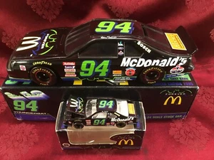BILL ELLIOTT 1995 94 McDonalds Thunderbat Ford Thunderbird 1/24 BW Bank 1/64 SET - Picture 1 of 10