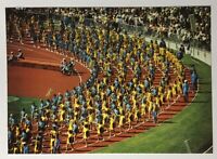 Postkarte Ansichtskarte- Eröffnungsfeier Münchner Jugend Olympiade 1972 München 