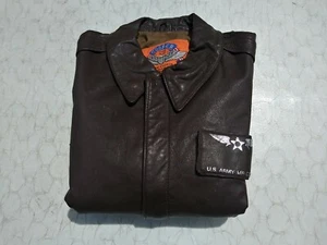 Chaqueta de Vuelo de Cuero de la Fuerza Aérea de los Estados Unidos A-2 Talla 40 Larga MFG Cooper - Fecha 2001 - Imagen 1 de 8
