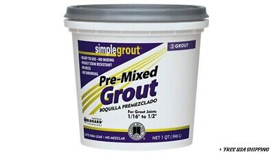 Custom Building Products SimpleGrout Indoor White Grout 1 Qt.PMG381QT New/Op.Box • 20$