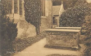 Postal de colección de Inglaterra Stoke Poges Iglesia Tumba de Gris - Imagen 1 de 2