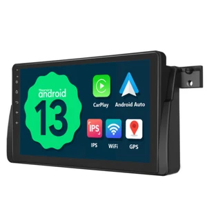 9" Car Stereo For BMW E46 M3 Android 13 GPS Radio Apple CarPlay DAB+ WIFI BT RDS - Picture 1 of 19