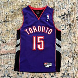 Vintage NBA Toronto Raptors Vince Carter Nike Sportswear Swingman Jersey Small 