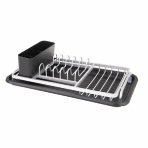 Dish Rack Practical Storage Compact Drying Caravan Camp D'Line Aluminium 43X23CM - Picture 1 of 4