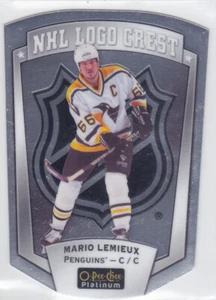 16/17 OPC PLATINUM..MARIO LEMIEUX..NHL LOGO CREST..DIE CUT..# NHLLD-3..PENGUINS - Picture 1 of 1