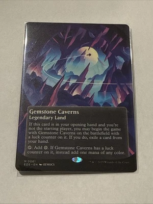 Gemstone Caverns (0061) (Borderless) Edge of Eternities: Stellar Sights Regular - Image 1 of 2