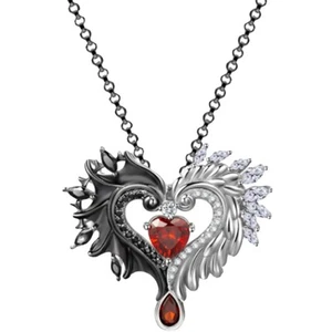 Herz Halskette Liebhaber Mutter Valentinstag Schmuck Valentinstagschmuck - Picture 1 of 11