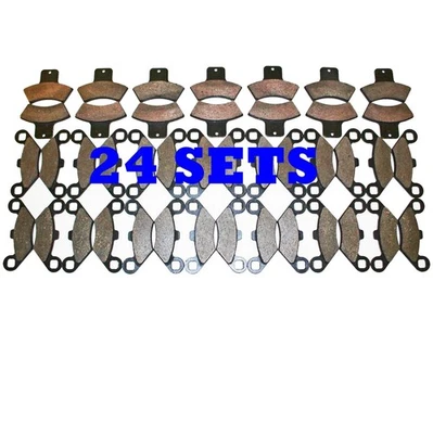 24 Sets 1999 Polaris 500 Magnum 4X4 Front And Rear Brake Pads — 第 1/3 张图片