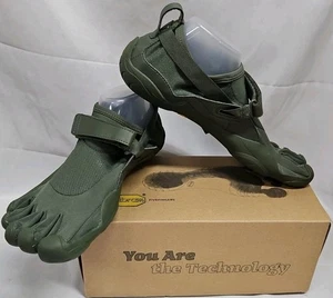 Vibram Fivefingers KSO Vintage Running Shoes Mens Sz 10.5-11 Military Green NIB - Picture 1 of 21