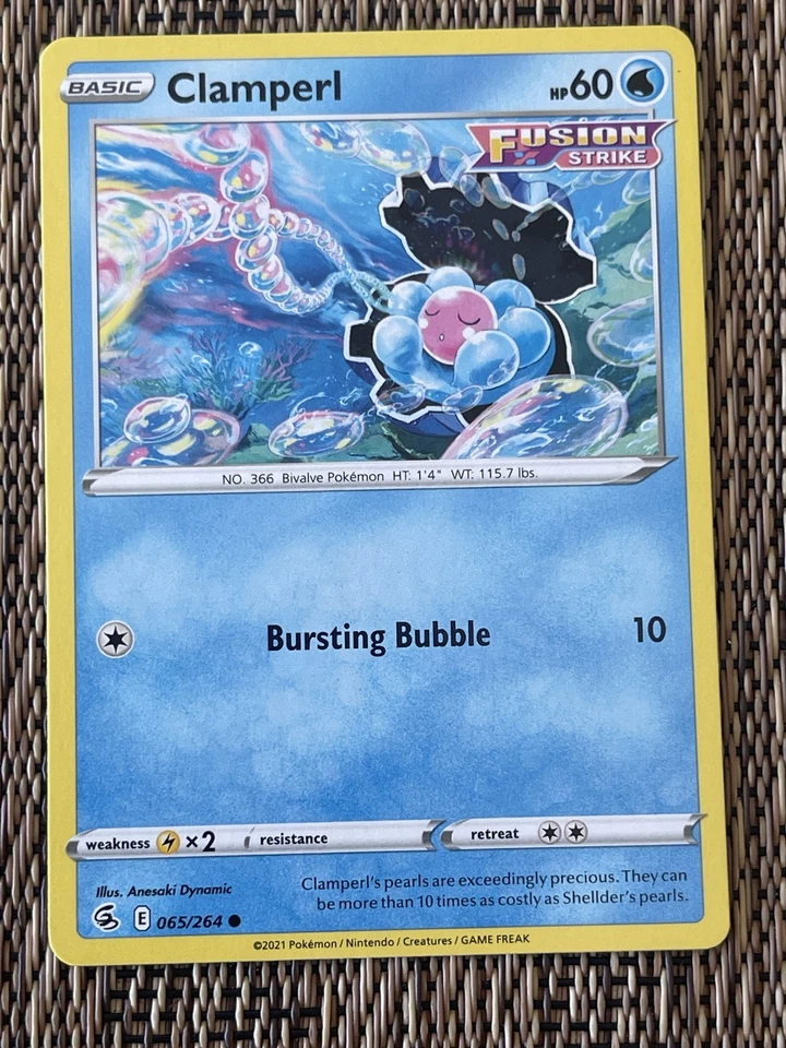 Clamperl Common SWSH08: Fusion Strike 065/264 LP/NM - Image 1 of 1