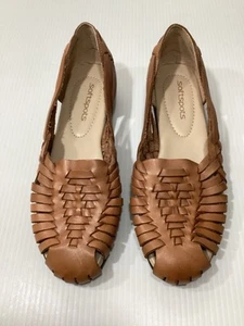Women’s Softspots Trinidad Tan Huarache Sandals Sz. 7.5N #951319 - Picture 1 of 6
