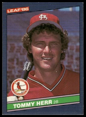 1986 Leaf Tommy Herr #79 - Image 1 of 2