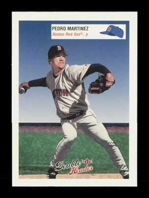 Fleer 2003 doble cabecera #189/190 Pedro Martínez/Medias Rojas Nomar Garciaparra Foto 1 de 2