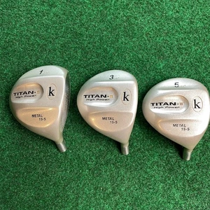 Titan-2 High Power 1, 3 & 5 wood set heads only RH New - Picture 1 of 15