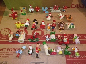 Vintage Holz Ornamente 35 Stück: viele selten! - Bild 1 von 4