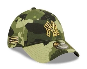 NWT! New Era New York Yankees Camo 2022 Armed Forces Day 39THIRTY Flex Hat M/L - Picture 1 of 6