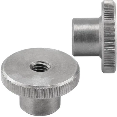 A1 Edelstahl Rändelmuttern hohe Form DIN 466 Mutter mit gerändeltem Rand - Bild 1 von 4