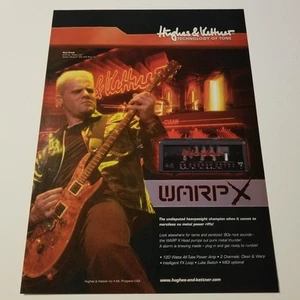 Paul Crook (Anthrax, Meat Loaf) Hughes & Kettner Ad - Picture 1 of 1