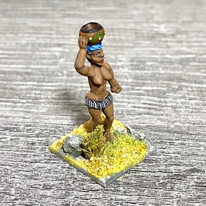 1x 28mm Colonial Villagers Figur Fig bemalt Metall Miniaturen Zulu Wargames #15 - Bild 1 von 4