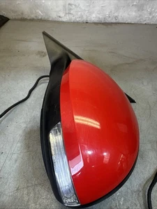 SKODA YETI PASSENGERS SIDE WING MIRROR RED 2011 - Picture 1 of 3
