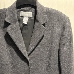 Liz Claiborne Blazer Women’s Size 16 Viscose And Wool Gray Blazer RN 52002 - Bild 1 von 8