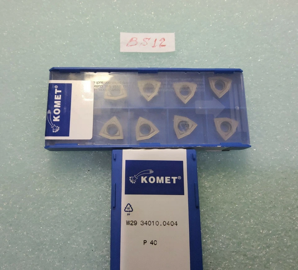 KOMET W29 34010.0404 P40 CARBIDE INSERTS, 10 PCS