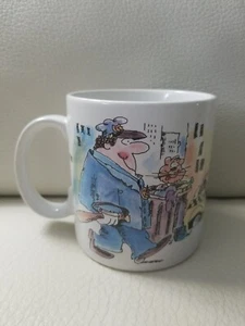 Police Officer Cartoon coffee mug cup Russ Berrie - Picture 1 of 9