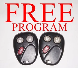 PAIR Trailblazer Envoy Keyless Remote Entry Fobs 02 03 04 05 06 2007 2008 2009 - Picture 1 of 2