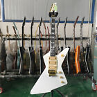 1984 Destroyer White Electric Guitar 3Humbucker Pickups FR Bridge Gold Hardware