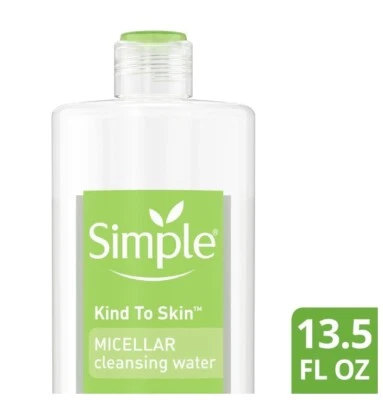 Simple Kind To Skin Micellar Cleansing Water  13.5 Fl Oz New - Image 1 of 4