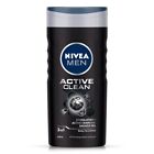 2 PC x 250 ML NIVEA Men Body Wash, Active Clean with Active Charcoal, Shower Gel