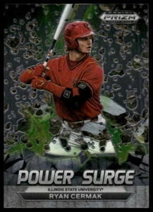 Panini Prizm Draft Picks #PS-RY Ryan Cermak Power Surge - Picture 1 of 2