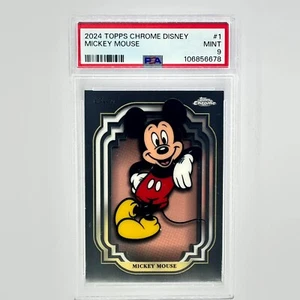 2024 Topps Chrome Disney Psa 9 Mickey Mouse #1 54 6 - Picture 1 of 3