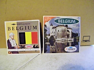 Vintage Sawyer's B188 World Travel Belgium Nations view-master 3 Reels Packet - Picture 1 of 2