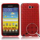 Custodia In Tpu Traspirante Rosso Coolcoat Blister X Samsung I9220  Galaxy Note