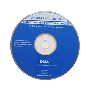 Dell XPS Drivers and Utilities Reinstallation Disc - For Dell Webcam Manager - Picture 1 of 3