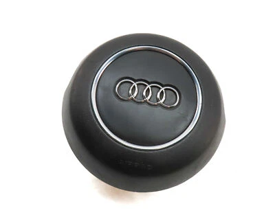 2012-2015 AUDI A6 A7 S6 S7 (C7 4G8) DRIVER STEERING WHEEL AIRBAG AIR BAG (BLACK) Foto 1 de 4